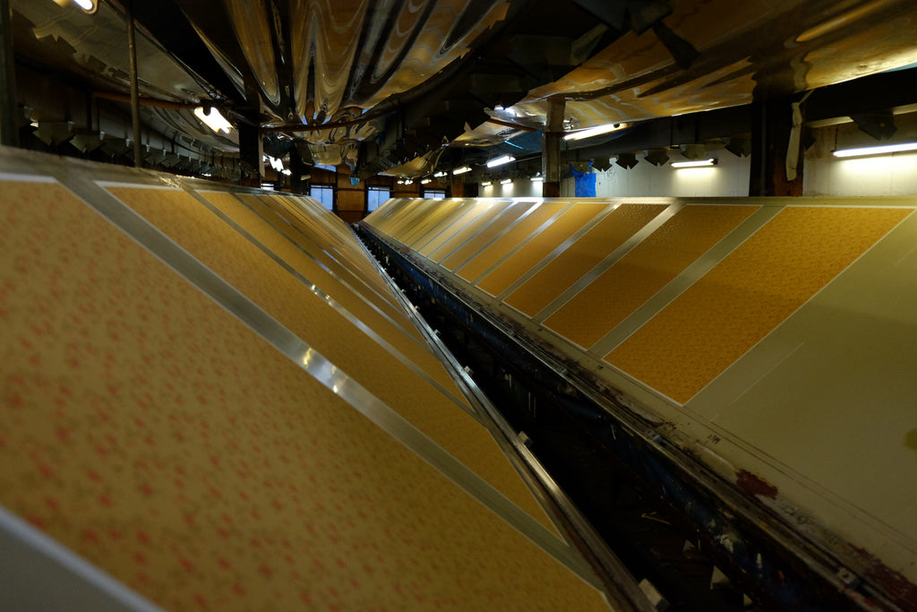 Visite de Otsuka Senkojo (Kyoto), atelier d'impression de papier yuzen