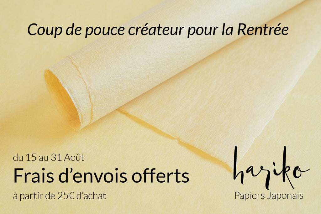 Frais d'Envois Offerts jusqu'au 31 Août